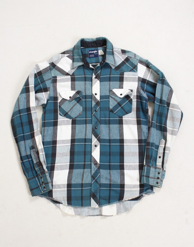 Wrangler western Flannel Shirt ( 16 1/2-36 size REGULAR FIT )