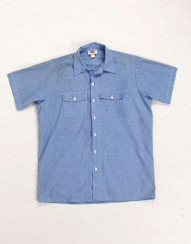 90&#039;s Dickies Chambray Work Shirt ( MADE IN U.S.A. , XL size )