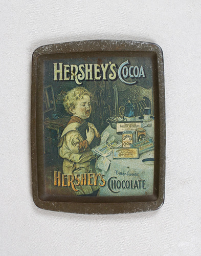 Vintage 1982 Hershey&#039;s Chocolate Tin Tray (made In England) 