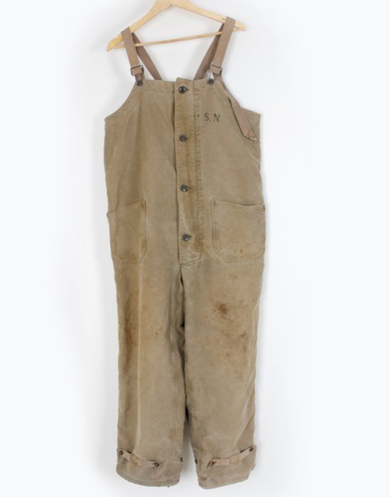 WWII  USN N-1 DECK OVERALLS  ( L size )