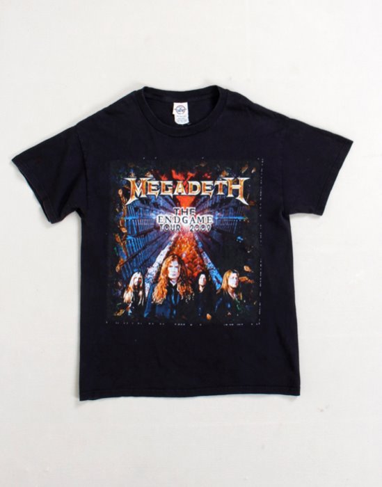 09&#039;s MEGADETH THE END GAME TOUR T-SHIRT ( M size )