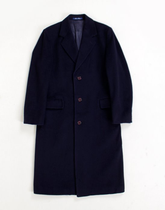 vintage, bespoke J G Chappell ltd wool cashmere and wool coat ( Made in Britain , 38 size )