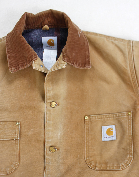 90&#039;s Carhartt chore coat  ( UNION MADE , MADE IN U.S.A. 40 size )