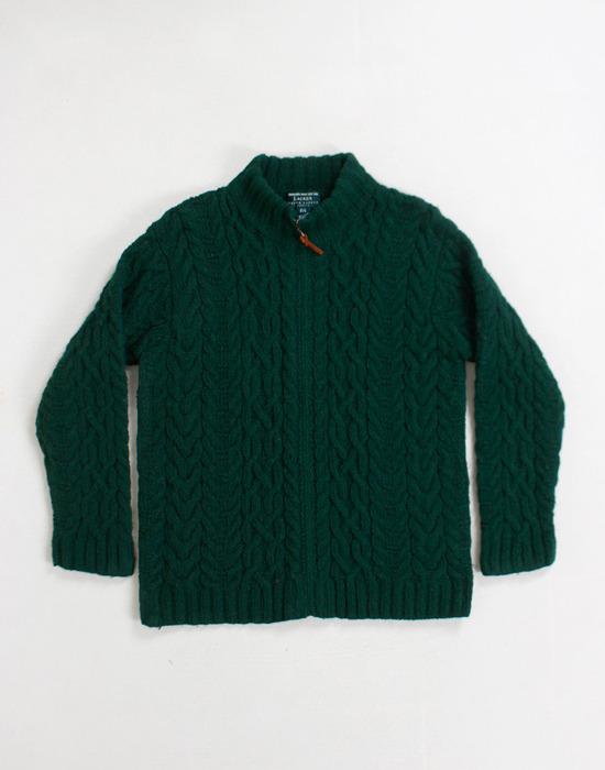 LAUREN Ralph lauren Wool Knit Zipup ( M size )