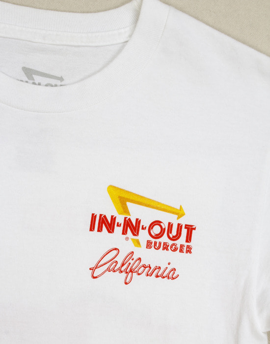ORIGINAL IN-N-OUT BURGER CALIFORNIA  ( Mike Rider Painting , S size )