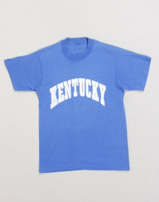 1980&#039;s VTG FRUIT OF THE LOOM _ KENTUCKY COLLEGE T-SHIRT ( MADE IN U.S.A., 50/50 )
