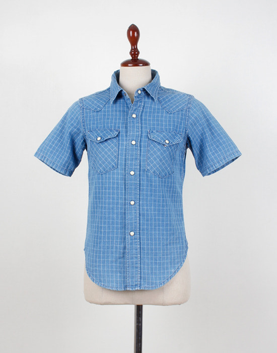 UES Denim Shirts UNION MADE ( MADE IN JAPAN, S size )