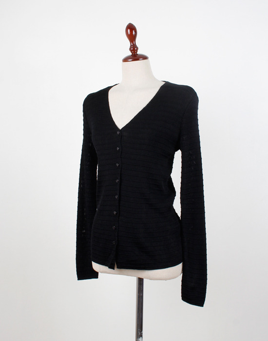 MAX &amp; CO Black knit Cardigan ( MADE IN JAPAN, S size )