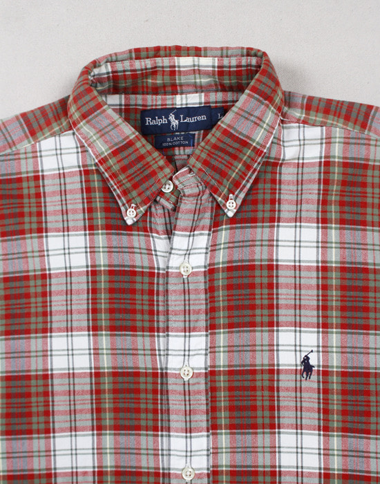 Polo Ralph Lauren Oxford Half Shirt  ( BLAKE FIT , L size )