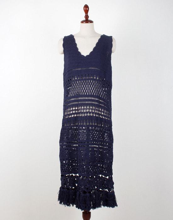 manic monday knit dress ( M size )