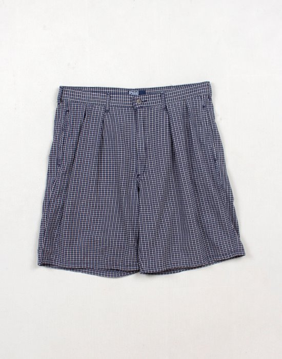 80&#039;s Polo Ralph Lauren Seersucker Shorts ( Talon , Made in U.S.A. , 34 inc )