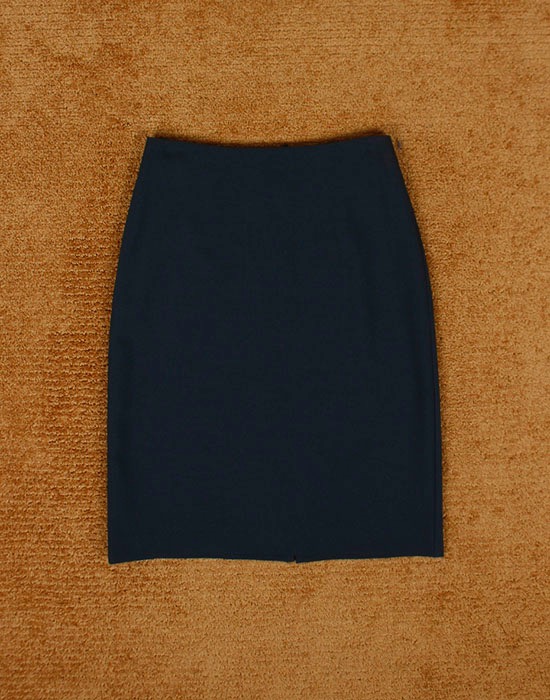 UNITED COLORS OF BENETTON Black Skirt ( MADE IN ITALY, S size )