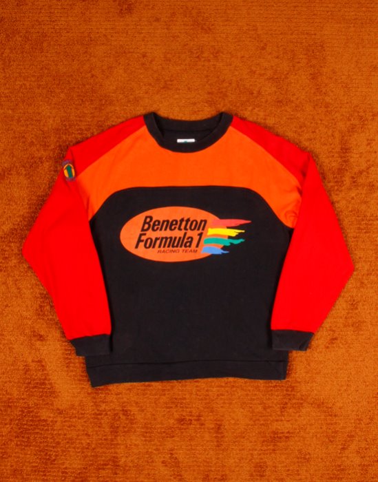 90&#039;s Benetton Formula 1 Long Sleeve Shirt ( 95~100 size )