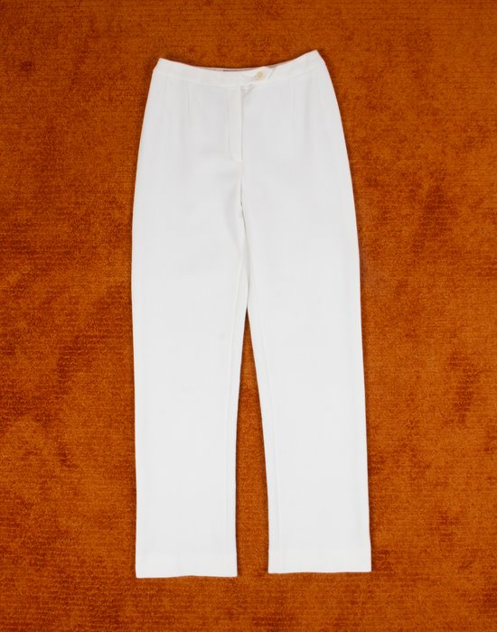 MaxMara White Pants ( MADE IN ITALY, 25inc )