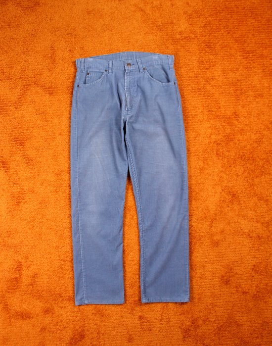 1980&#039;s Levis 505 - 1516 Corduroy Pants ( Made in U.S.A. , Talon , 33 inc )
