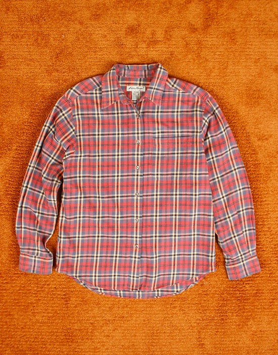 EDDIE BAUER Check Flannel Shirt ( M size )