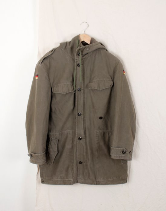 80&#039;s German Army Snorkel Parka ( Made in Germany , S size )