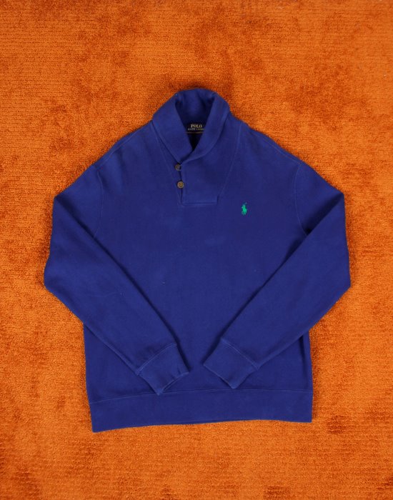 Polo Ralph Lauren Cotton Shawl Collar Sweater ( L size )