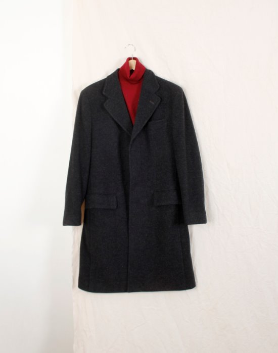 New York Invention Wool Coat ( Made in ENGLAND , M size )