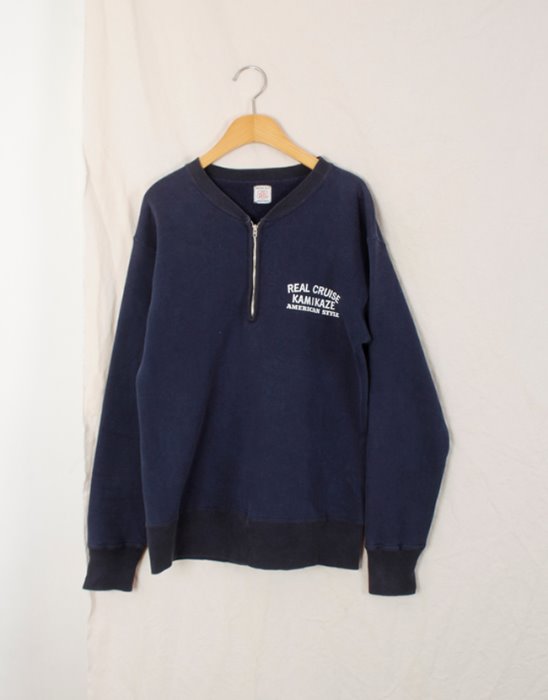 THE FLAT HEAD VINTAGE ZIPUP SWEAT ( MADE IN JAPAN , M size )