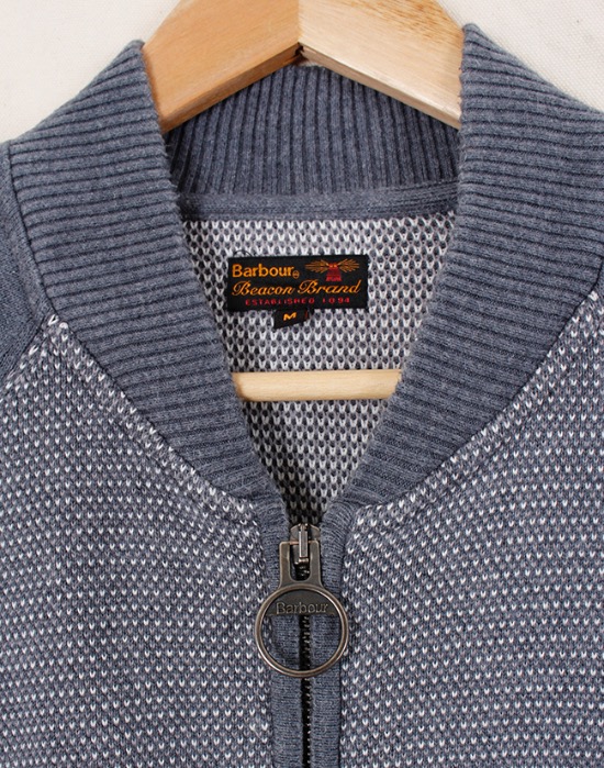 Barbour Beacon Brand Zip Up Sweater ( M size )