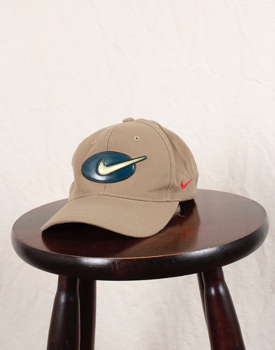 1990&#039;s  NIKE VINTAGE JELLY SWOOSH BALL CAP ( Made in U.S.A. )