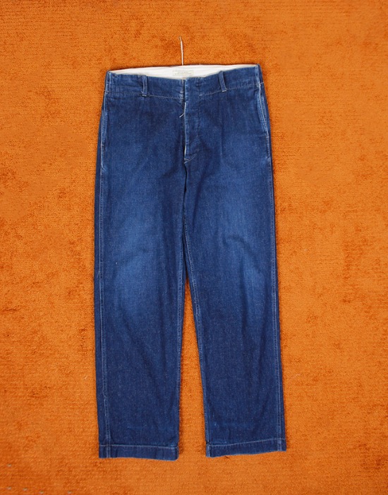 OLD JOE BRAND MASTER MADE CLOTHING SILK DENIM PANTS ( MADE IN JAPAN , 32 size )
