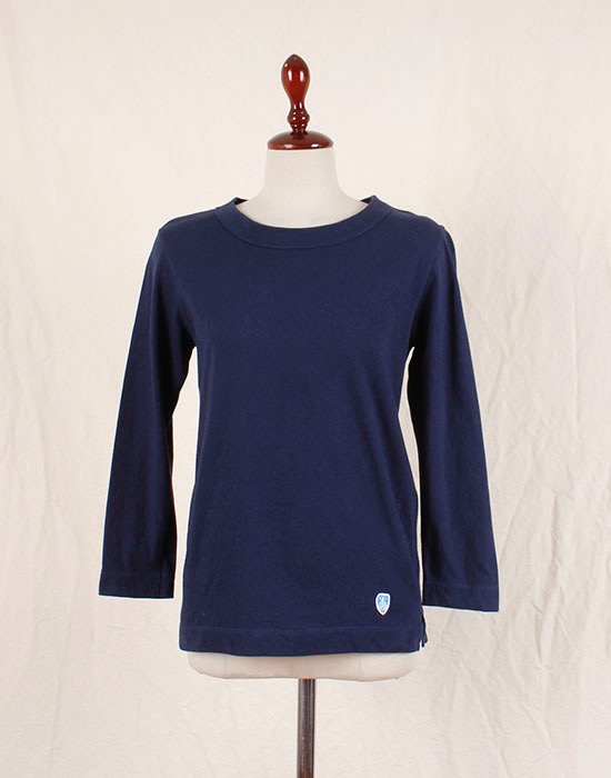 ORCIVAL NAVY T-SHIRT ( Made in JAPAN, XS size )
