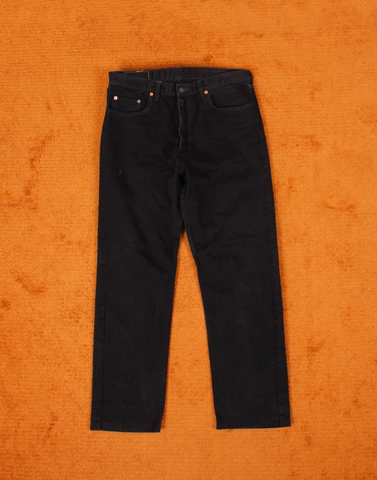 90&#039;s Levis 615 - 02 85 Orange Tab Black Pants ( 35 inch )