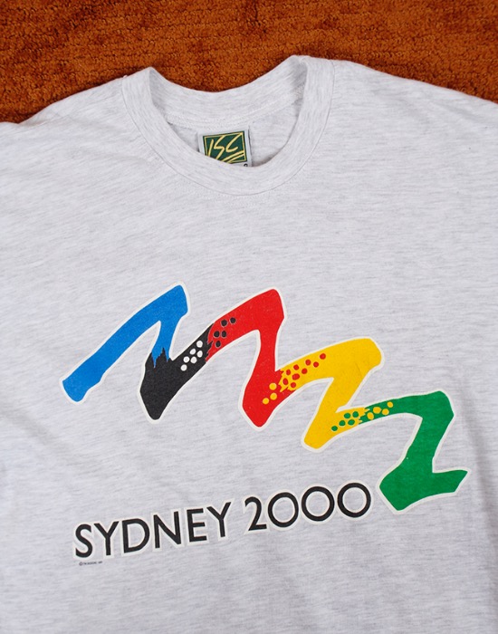 2000&#039;s Sydney Olympics Vintage Logo T-shirt ( Made in AUSTRALIA , S size )