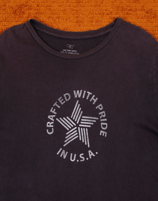SAVE KHAKI UNITED _ CRAFTED WITH PRIDE IN U.S.A. SUPIMA COTTON SHIRT ( Made in U.S.A. , XS size )