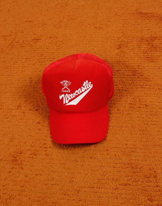 80&#039;s New Castle Baseball League Vintage Trucker Cap ( SANSUN PRODUCTION )