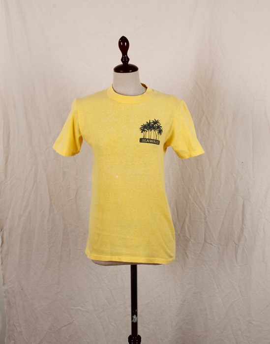 1970&#039;s HI CRU by Stedman  Hawaii Vintage T- Shirt ( Made in U.S.A. , 34~36 size )
