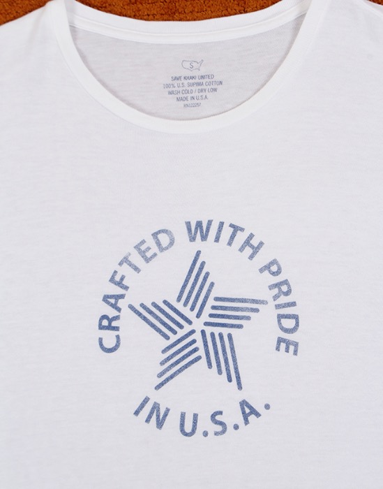 SAVE KHAKI UNITED  _ CRAFTED WITH PRIDE IN U.S.A. SUPIMA COTTON SHIRT ( Made in U.S.A. , S size )