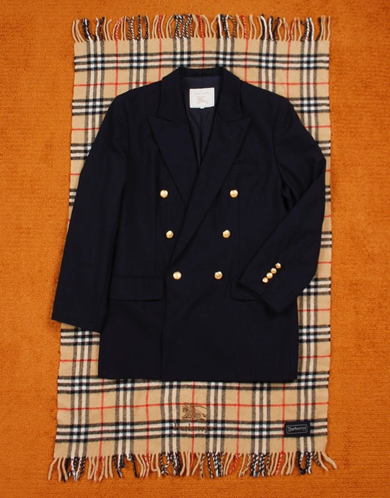 BURBERRYS Double Breasted Blazer Jacket ( M size )