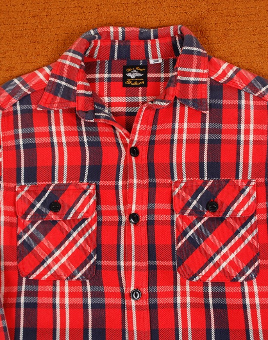 KNUCKLE HEAD &amp; CO. HEAVY COTTON RIDER SHIRT ( 38r size )