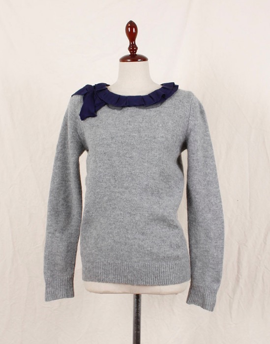 LANVIN en Bleu knit top ( S sizs )