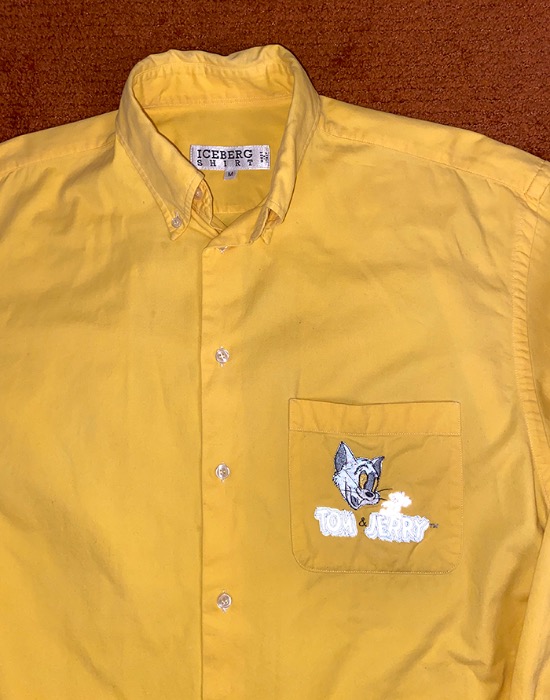 90&#039;s ICEBERG TOM &amp; JERRY SHIRT ( MADE IN ITALY , M size )