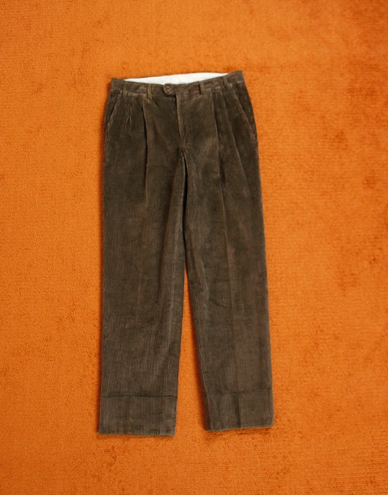 CANALI SPORT CORDUROY PANTS ( MADE IN ITALY , 50 size )