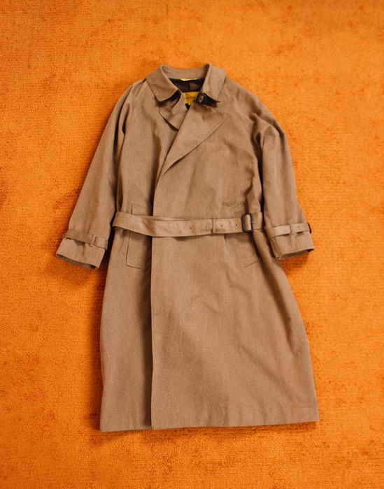 Paul Stuart Cotton Long Coat ( Wool lined , Made in JAPAN , L size )