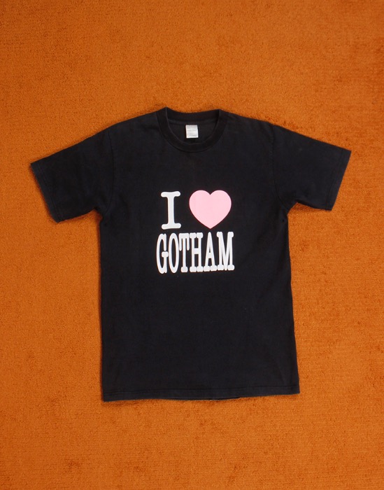 number (n)ine  2002&#039;s I LOVE GOTHAM T-SHIRT ( Made in JAPAN , 4 size )
