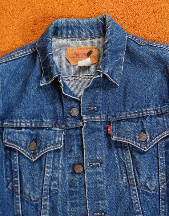 80&#039;s Leiv&#039;s 70704 0216 Denim jacket ( Made in U.S.A. XS size )