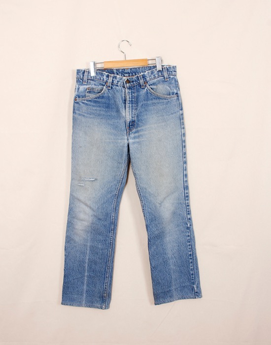 90&#039;s Levi&#039;s 40517-0215 Orange Tab  Boot Leg Vintage Jeans ( Made in U.S.A. 33.4 inc )