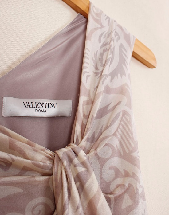 valentino silk dress ( MADE IN ITALY, M size )