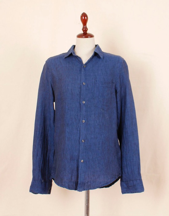 SENSE OF PLACE by URBAN RESEARCH LINEN SHIRT ( LINEN NATIVE TO FRANCE, S  size )