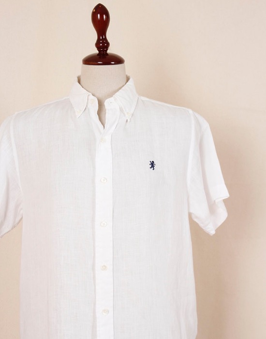 Gymphlex FLANDERS LINEN SHIRT ( MADE IN JAPAN, M size )