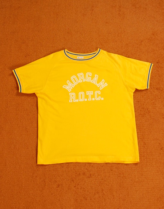 90&#039;s Genetic ACTIVEWEAR  MORGAN R.O.T.C. T-SHIRT ( L size , Made in KOREA )