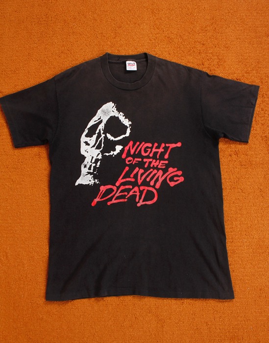 90&#039;s NIGHT OF THE LIVING DEAD ORIGINAL T-SHIRT ( Made in U.S.A. , L size )