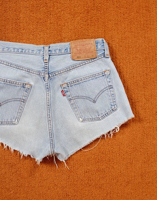 94&#039;s Levi&#039;s 501For Women Denim Shorts ( MADE IN U.S.A, 29 inc )