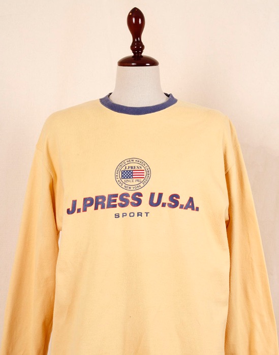 J.PRESS U.S.A SPORT T-SHIRT ( women M size )